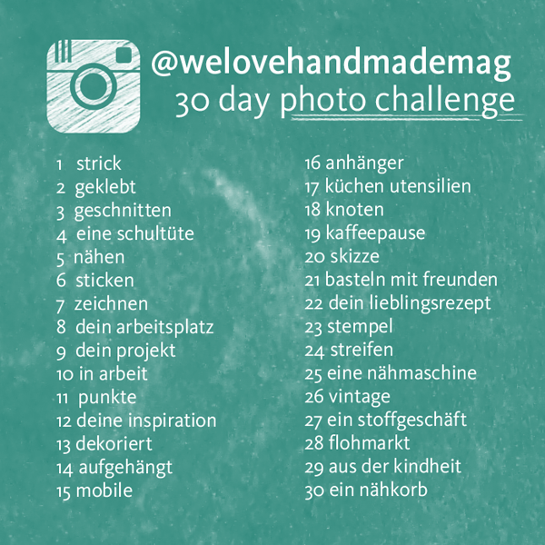 welovehandmade - foto challenge